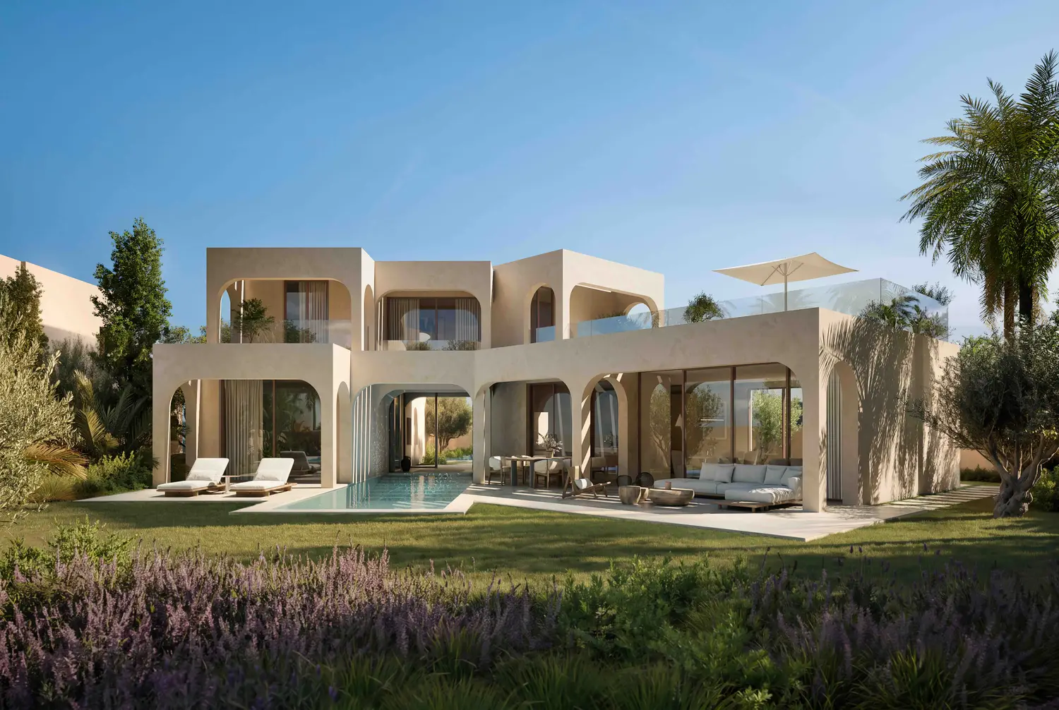 Private courtyard