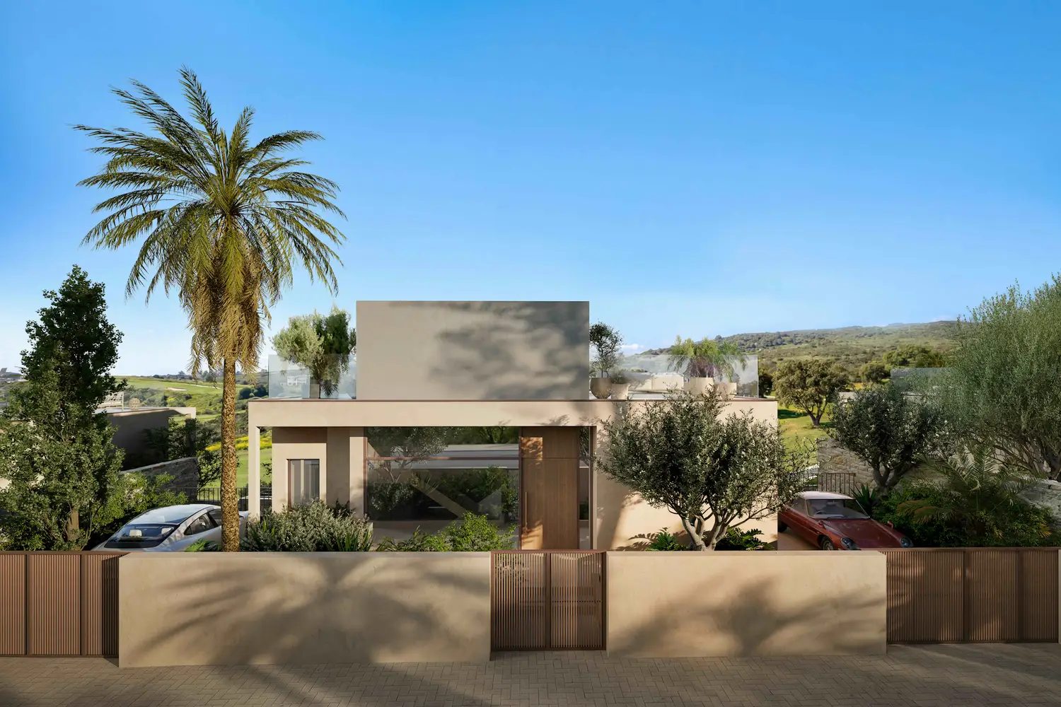 Villa entrance